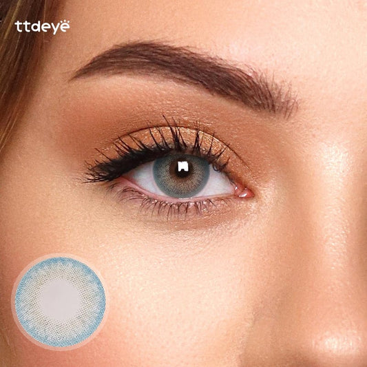Blink Blue Colour Contact Lens With Lens Kit